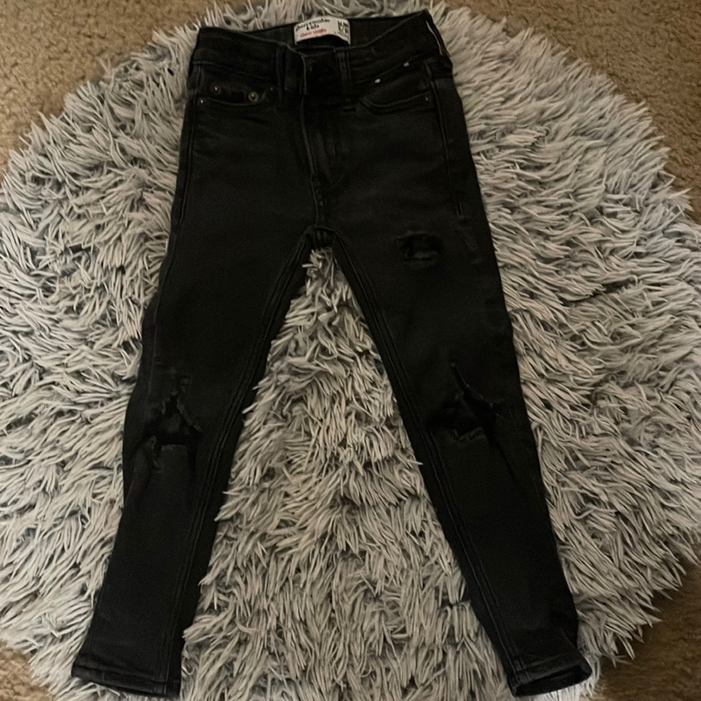 Boys black jeans